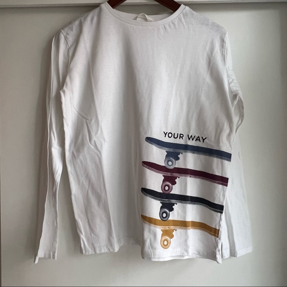 Skateboard LS tee